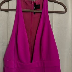JAYGODFREY Vibrant Pink Backless Dress